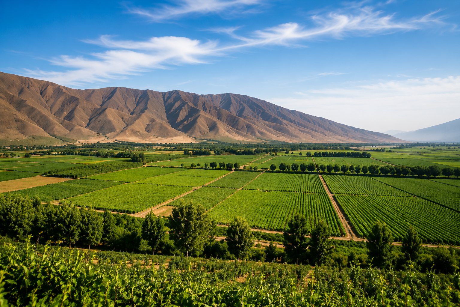 Campos agrícolas peruanos